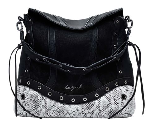 Desigual Jersey 2.0 Snake Patch Mini Backpack Black