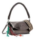 Desigual Half Logo Trokel Shoulder Bag Brushed Silver Desigual Half Logo Trokel Shoulder Bag Brushed Silver