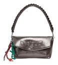 Desigual Half Logo Trokel Shoulder Bag Brushed Silver Desigual Half Logo Trokel Shoulder Bag Brushed Silver