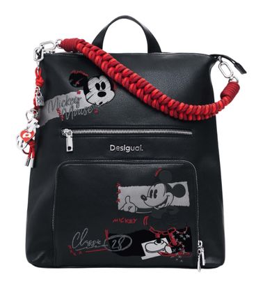 Desigual Mickey Rock Pretoria 2.0 Backpack M Black
