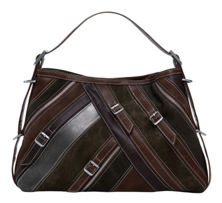 Desigual Fibonacci Buxton Shoulder Bag Dark Camel