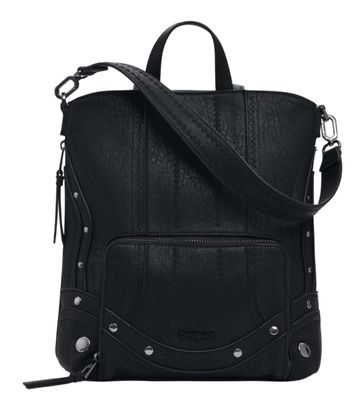 Desigual Pretoria Embro Patch Mini Backpack Black