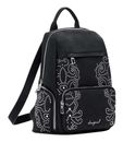 Desigual Chester Poker Face Mini Backpack Black Desigual Chester Poker Face Mini Backpack Black