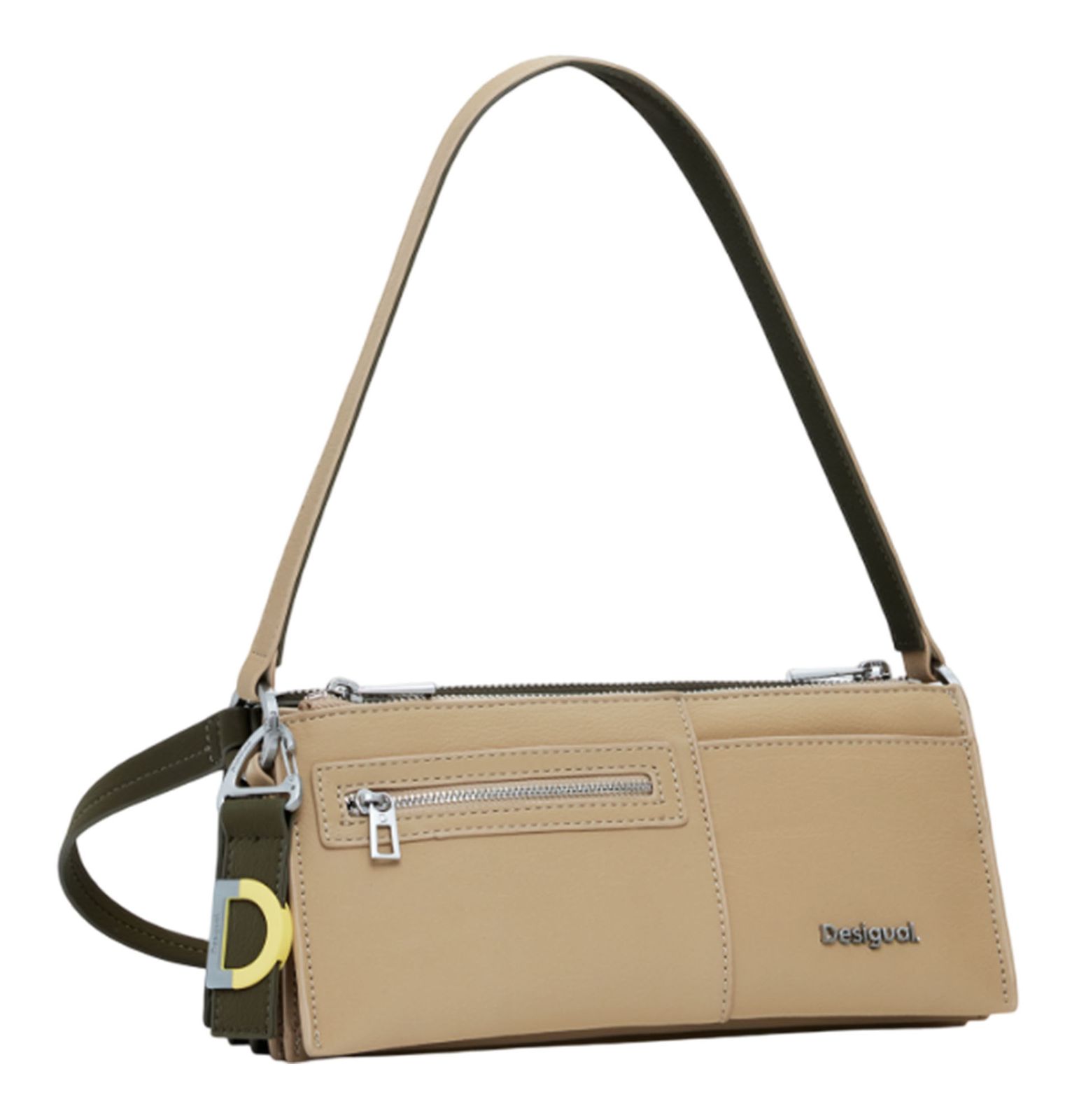 Desigual Delta Nova Shoulder Bag Beige Desigual Delta Nova Shoulder Bag Beige