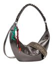 Desigual Zante Half Logo Crossbody Bag Brushed Silver Desigual Zante Half Logo Crossbody Bag Brushed Silver