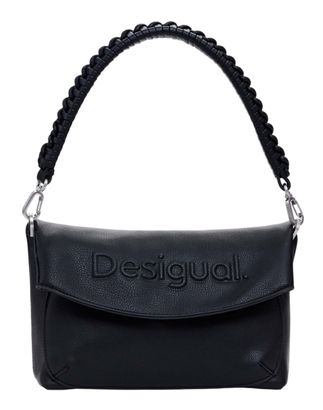 Desigual Half Logo Trokel Shoulder Bag Black