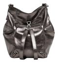 Desigual Arica Half Logo Backpack Big Dark Silver
