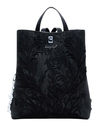 Desigual Romeo Floral Sumy Mini Backpack Black