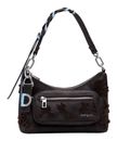 Desigual Medellin Stencil Flower Shoulderbag Chocolate