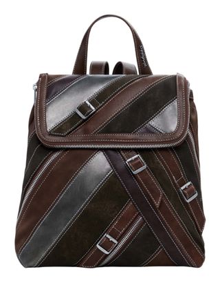 Desigual Fibonacci Hampton Mini Backpack Dark Camel