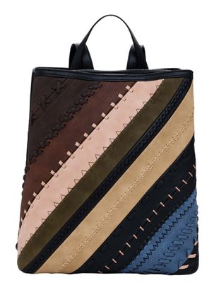 Desigual Quebec Whipstitch Sumy Backpack M Brown Desigual Quebec Whipstitch Sumy Backpack M Brown