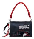 Desigual Mickey Rock Dortmund Flap Bag Black Desigual Mickey Rock Dortmund Flap Bag Black