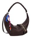 Desigual Zante Half Logo Crossbody Bag Chocolate Desigual Zante Half Logo Crossbody Bag Chocolate