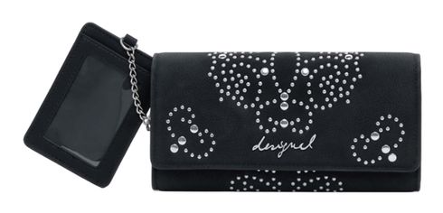 Desigual Poker Face Mone Mariona Long Wallet Black