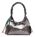 Desigual Montville Half Logo Shoulder Bag Brushed Silver Desigual Montville Half Logo Shoulder Bag Brushed Silver