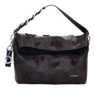 Desigual Loverty 3.0 Stencil Flower Shoulder Bag Chocolate Desigual Loverty 3.0 Stencil Flower Shoulder Bag Chocolate