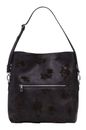 Desigual Loverty 3.0 Stencil Flower Shoulder Bag Chocolate Desigual Loverty 3.0 Stencil Flower Shoulder Bag Chocolate