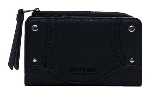Desigual Mone Embro Patch Emma Medium Wallet Black