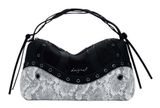 Desigual Bergamo Snake Patch Shoulder Bag Black Desigual Bergamo Snake Patch Shoulder Bag Black