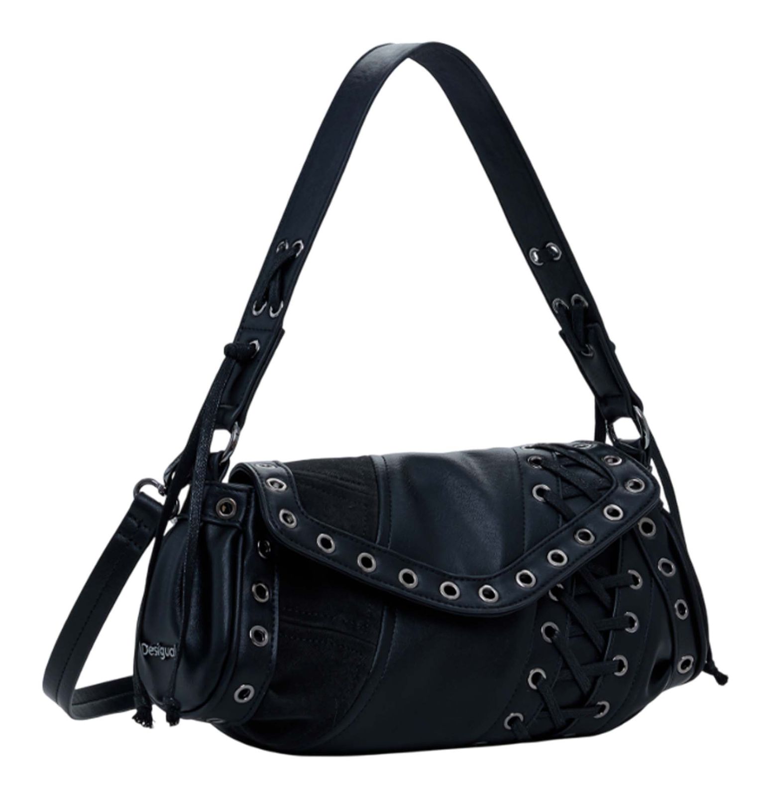 Desigual Zarauz Tango Patch Crossbody Bag Black Desigual Zarauz Tango Patch Crossbody Bag Black