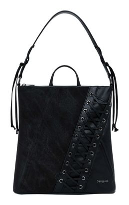 Desigual Pretoria Patch Tango Mini Backpack Black Desigual Pretoria Patch Tango Mini Backpack Black