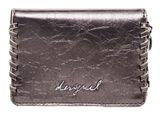 Desigual Mone Capsule Tiny Greta Medium Wallet Plata Oscura