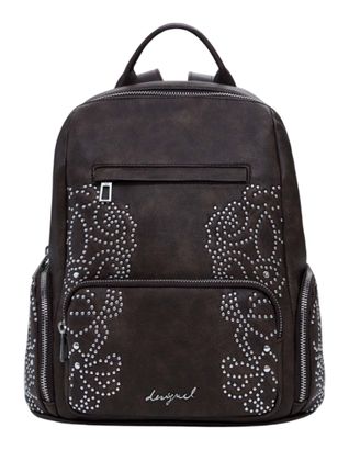 Desigual Chester Poker Face Mini Backpack Chocolate