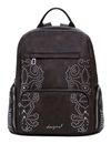 Desigual Chester Poker Face Mini Backpack Chocolate Desigual Chester Poker Face Mini Backpack Chocolate