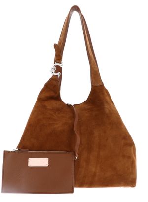 COCCINELLE C-Easy Suede Handbag Cognac / Cognac