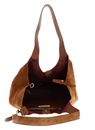 COCCINELLE C-Easy Suede Handbag Cognac / Cognac COCCINELLE C-Easy Suede Handbag Cognac / Cognac