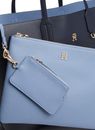 TOMMY HILFIGER TH Icon Tote Bag Space Blue TOMMY HILFIGER TH Icon Tote Bag Space Blue