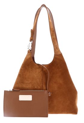 COCCINELLE C-Easy Handbag Suede Cognac / Cognac