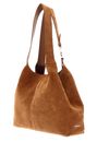 COCCINELLE C-Easy Handbag Suede Cognac / Cognac COCCINELLE C-Easy Handbag Suede Cognac / Cognac