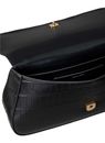 Calvin Klein CK Croc Medium Convertible Chain Bag Black / Antique Light Gold