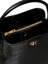 Calvin Klein CK Croc Bucket With Strap Black / Antique Light Gold Calvin Klein CK Croc Bucket With Strap Black / Antique Light Gold