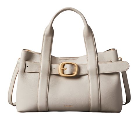 Calvin Klein Buckle Mini Tote Bag With Strap Chateau