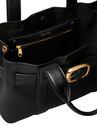 Calvin Klein Buckle Mini Tote Bag With Strap Black Calvin Klein Buckle Mini Tote Bag With Strap Black