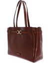 THE BRIDGE Isotta Shopping Bag Marrone 14 / Oro THE BRIDGE Isotta Shopping Bag Marrone 14 / Oro