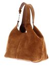 COCCINELLE C-Easy Handbag Suede Cognac / Cognac COCCINELLE C-Easy Handbag Suede Cognac / Cognac
