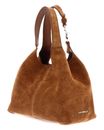 COCCINELLE C-Easy Handbag Suede Cognac / Cognac COCCINELLE C-Easy Handbag Suede Cognac / Cognac