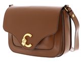 COCCINELLE C-Me Calf Cock Crossbody Bag M Cognac