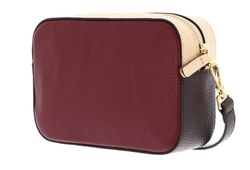 Sac Bandoulière COCCINELLE Tebe M En Cuir De Vache - Couleur Rosewood - Neuf Avec étiquettes