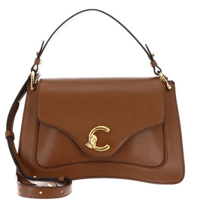 COCCINELLE C-Me Calf Cock Handbag XL Cognac