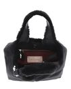 COCCINELLE C-Easy Synthetic Fur Handbag Noir / Noir