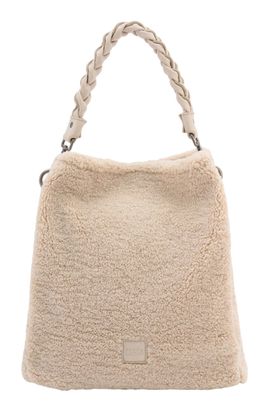 FREDsBRUDER Furry Friend Hobo Bag Cream