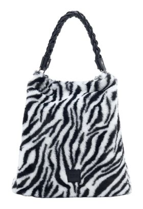 FREDsBRUDER Furry Friend Hobo Bag Zebra