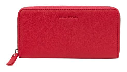 Marc O'Polo Finja Zip Wallet L Shiny Red