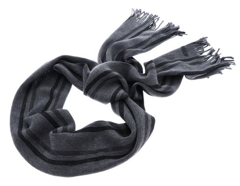 BOSS Albas Iconic Knitted Scarf Medium Grey