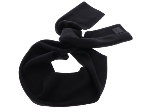 BOSS Foxon Knitted Scarf Black