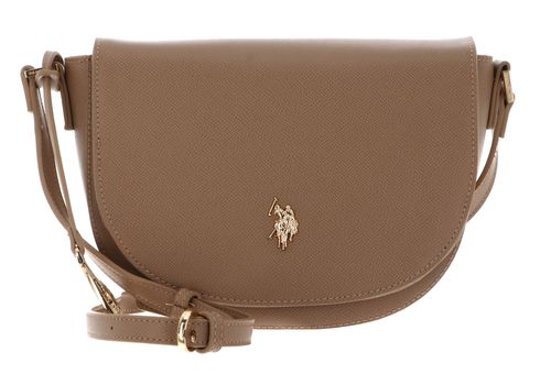 U.S. POLO ASSN. Jones Flap Crossbody Bag Beige
